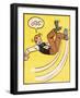 Archie Comics Retro: Archie Comic Panel; Rollerskating Oops! (Aged)-null-Framed Art Print