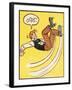 Archie Comics Retro: Archie Comic Panel; Rollerskating Oops! (Aged)-null-Framed Art Print