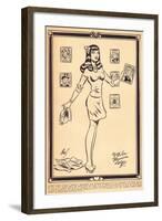 Archie Comics Retro: Archie Comic Panel With Love Veronica Lodge (Aged)-Harry Sahle-Framed Art Print