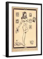 Archie Comics Retro: Archie Comic Panel With Love Veronica Lodge (Aged)-Harry Sahle-Framed Art Print