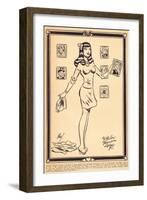 Archie Comics Retro: Archie Comic Panel With Love Veronica Lodge (Aged)-Harry Sahle-Framed Art Print