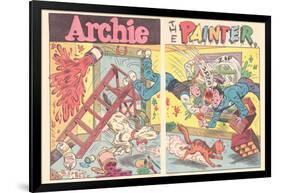 Archie Comics Retro: Archie Comic Spread Archie The Painter (Aged)-null-Framed Poster