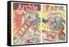 Archie Comics Retro: Archie Comic Spread Archie The Painter (Aged)-null-Framed Stretched Canvas