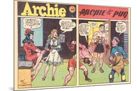 Archie Comics Retro: Archie Comic Spread Archie The Pug (Aged)-Harry Sahle-Mounted Poster