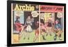 Archie Comics Retro: Archie Comic Spread Archie The Pug (Aged)-Harry Sahle-Framed Poster