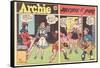 Archie Comics Retro: Archie Comic Spread Archie The Pug (Aged)-Harry Sahle-Framed Stretched Canvas