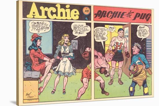 Archie Comics Retro: Archie Comic Spread Archie The Pug (Aged)-Harry Sahle-Stretched Canvas
