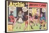 Archie Comics Retro: Archie Comic Spread Archie The Pug (Aged)-Harry Sahle-Framed Poster