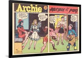 Archie Comics Retro: Archie Comic Spread Archie The Pug (Aged)-Harry Sahle-Framed Poster