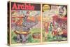 Archie Comics Retro: Archie Comic Spread Circus Serenade  (Aged)-Harry Sahle-Stretched Canvas