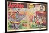 Archie Comics Retro: Archie Comic Spread Circus Serenade  (Aged)-Harry Sahle-Framed Art Print