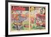 Archie Comics Retro: Archie Comic Spread Circus Serenade  (Aged)-Harry Sahle-Framed Art Print