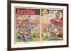 Archie Comics Retro: Archie Comic Spread Circus Serenade  (Aged)-Harry Sahle-Framed Premium Giclee Print