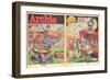 Archie Comics Retro: Archie Comic Spread Circus Serenade  (Aged)-Harry Sahle-Framed Art Print