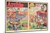 Archie Comics Retro: Archie Comic Spread Circus Serenade  (Aged)-Harry Sahle-Mounted Art Print