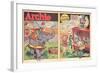 Archie Comics Retro: Archie Comic Spread Circus Serenade  (Aged)-Harry Sahle-Framed Art Print