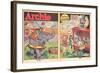 Archie Comics Retro: Archie Comic Spread Circus Serenade  (Aged)-Harry Sahle-Framed Art Print