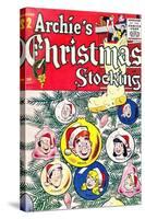 Archie Comics Retro: Archie's Christmas Stocking Cover No.2 (Aged)-null-Stretched Canvas