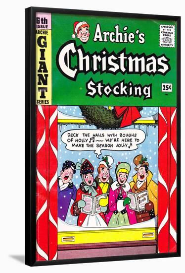 Archie Comics Retro: Archie's Christmas Stocking Cover No.6 (Aged)-null-Framed Poster