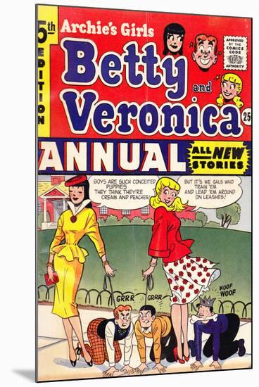 Archie Comics Retro: Archie's Girls Betty and Veronica Annual Comic Book Cover 5th Edition (Aged)-null-Mounted Poster