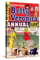 Archie Comics Retro: Archie's Girls Betty and Veronica Annual Comic Book Cover 5th Edition (Aged)-null-Stretched Canvas