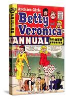 Archie Comics Retro: Archie's Girls Betty and Veronica Annual Comic Book Cover 5th Edition (Aged)-null-Stretched Canvas