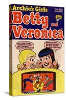 Archie Comics Retro: Archie's Girls Betty and Veronica Comic Book Cover No.1 (Aged)-Bill Vigoda-Stretched Canvas