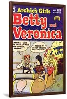 Archie Comics Retro: Archie's Girls Betty and Veronica Comic Book Cover No.3 (Aged)-George Frese-Framed Art Print