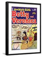 Archie Comics Retro: Archie's Girls Betty and Veronica Comic Book Cover No.3 (Aged)-George Frese-Framed Art Print