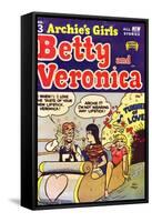 Archie Comics Retro: Archie's Girls Betty and Veronica Comic Book Cover No.3 (Aged)-George Frese-Framed Stretched Canvas
