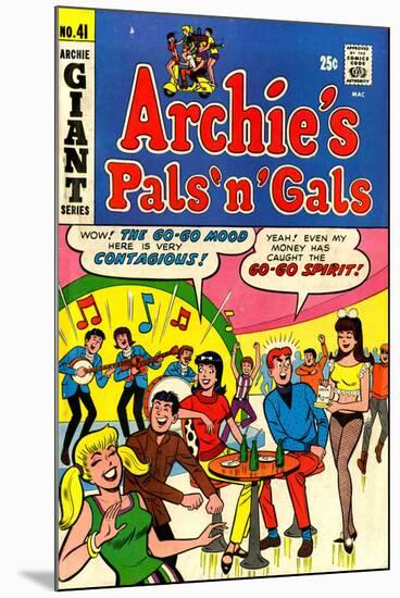 Archie Comics Retro: Archie's Pals 'n' Gals Comic Book Cover No.41 (Aged)-null-Mounted Poster