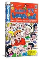 Archie Comics Retro: Archie's T.V. Laugh-out Cover No.1 with Sabrina the Teen-age Witch (Aged)-null-Stretched Canvas