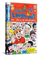 Archie Comics Retro: Archie's T.V. Laugh-out Cover No.1 with Sabrina the Teen-age Witch (Aged)-null-Stretched Canvas