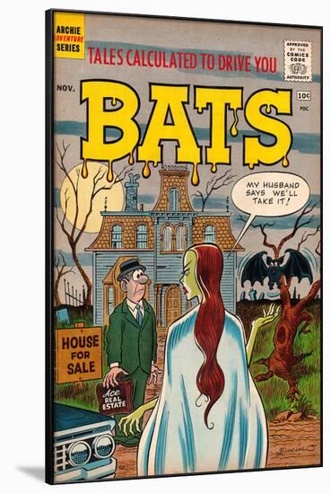 Archie Comics Retro: Bats Comic Book Cover (Aged)-null-Framed Poster