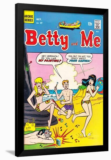 Archie Comics Retro: Betty and Me Comic Book Cover No.17 (Aged)-null-Framed Poster