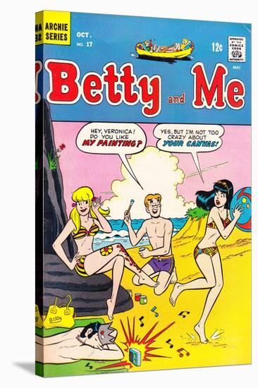 Archie Comics Retro: Betty and Me Comic Book Cover No.17 (Aged)-null-Stretched Canvas