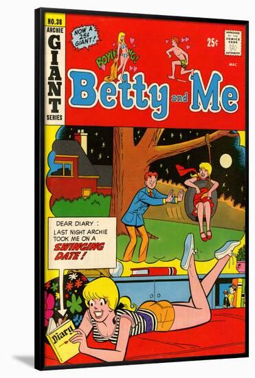 Archie Comics Retro: Betty and Me Comic Book Cover No.38 (Aged)-null-Framed Poster