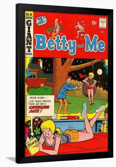 Archie Comics Retro: Betty and Me Comic Book Cover No.38 (Aged)-null-Framed Poster