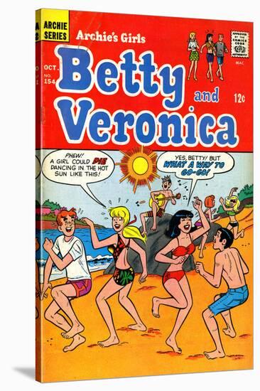 Archie Comics Retro: Betty and Veronica Comic Book Cover No.154 (Aged)-null-Stretched Canvas