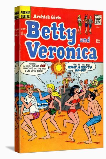 Archie Comics Retro: Betty and Veronica Comic Book Cover No.154 (Aged)-null-Stretched Canvas