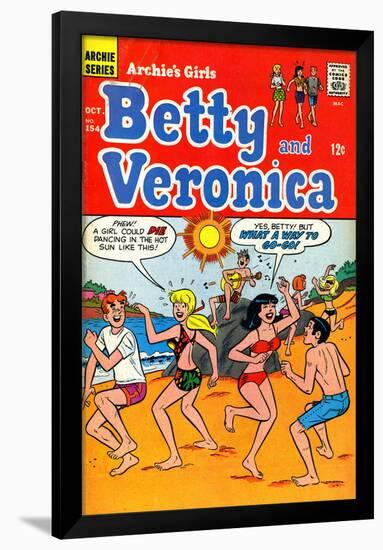 Archie Comics Retro: Betty and Veronica Comic Book Cover No.154 (Aged)-null-Framed Poster