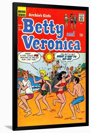 Archie Comics Retro: Betty and Veronica Comic Book Cover No.154 (Aged)-null-Framed Poster