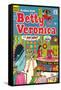 Archie Comics Retro: Betty and Veronica Comic Book Cover No.167 (Aged)-null-Framed Stretched Canvas