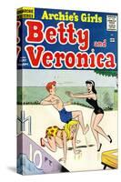 Archie Comics Retro: Betty and Veronica Comic Book Cover No.57 (Aged)-null-Stretched Canvas
