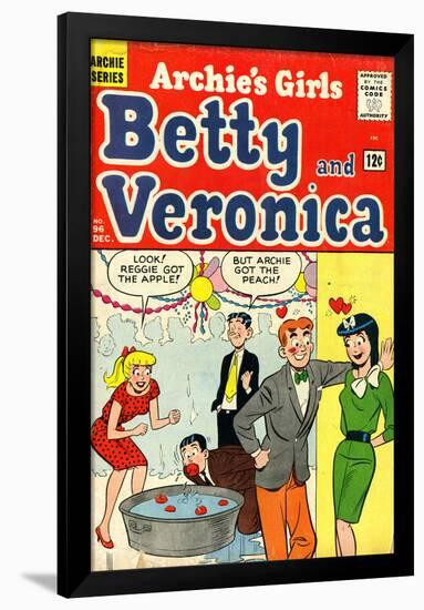 Archie Comics Retro: Betty and Veronica Comic Book Cover No.96 (Aged)-null-Framed Poster