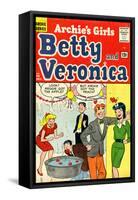 Archie Comics Retro: Betty and Veronica Comic Book Cover No.96 (Aged)-null-Framed Stretched Canvas