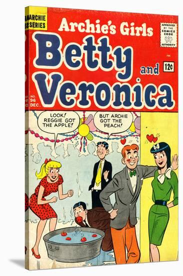 Archie Comics Retro: Betty and Veronica Comic Book Cover No.96 (Aged)-null-Stretched Canvas