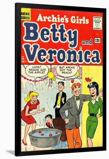 Archie Comics Retro: Betty and Veronica Comic Book Cover No.96 (Aged)-null-Framed Poster