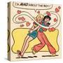 Archie Comics Retro: Betty and Veronica Comic Panel; Mad About The Boy (Aged)-null-Stretched Canvas