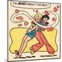 Archie Comics Retro: Betty and Veronica Comic Panel; Mad About The Boy (Aged)-null-Mounted Poster